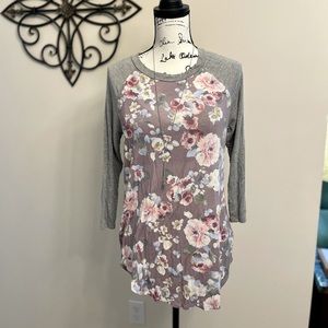 Filly Flair Floral Top-Medium